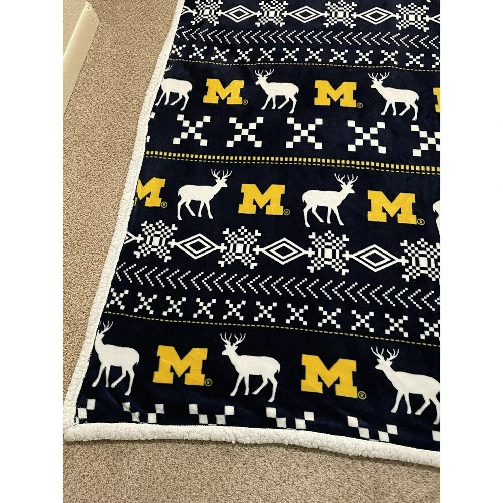 Michigan Wolverines Ultrasoft Extra Large Oversized Throw Blanket 56